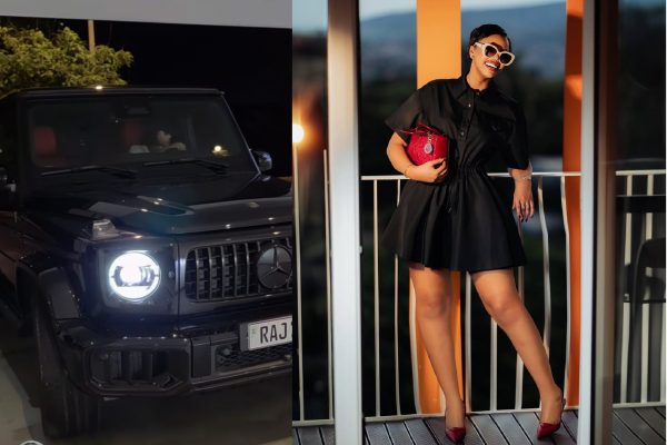 Miss Mutesi Jolly yatunguranye yerekana imodoka yaguze arenga miliyoni 300Frw